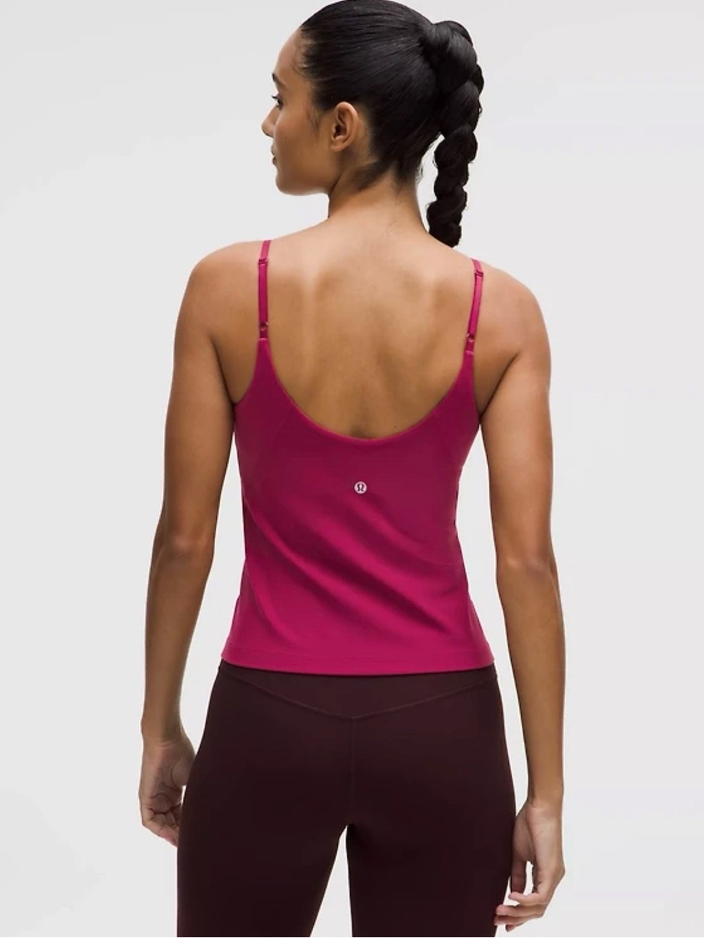 lululemon athletica Pink Magenta Scoop-Back Adjustable-Strap Camisole - Picture 1 of 8